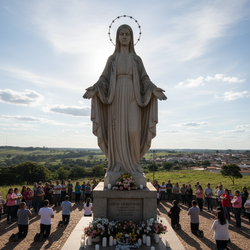 Estatua Virgen María Brasil