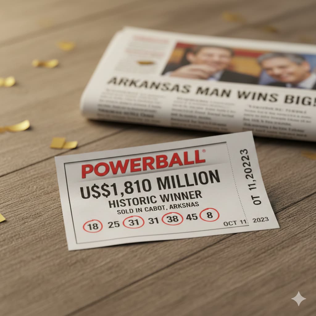 Boleto ganador Powerball
