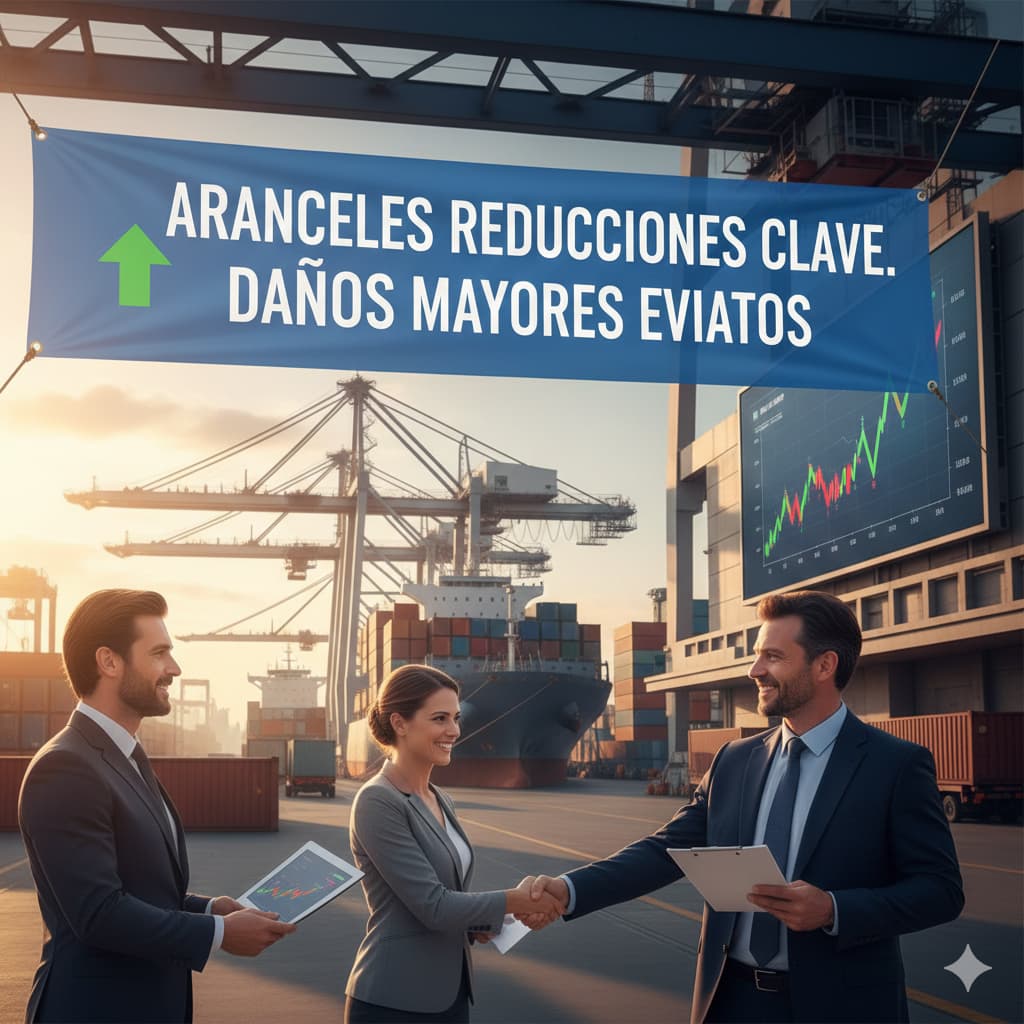 Reducciones clave en aranceles evitan daños mayores