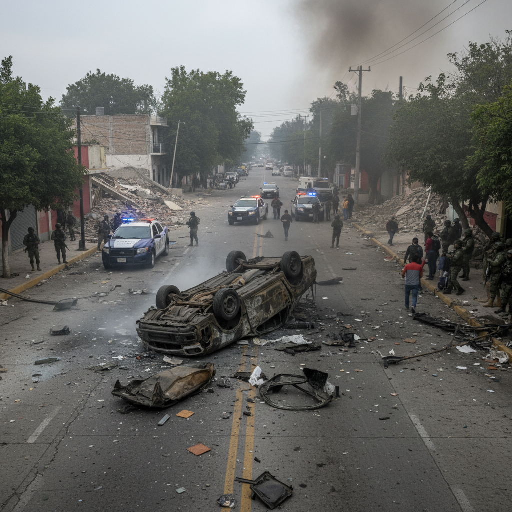 Explosión carro bomba Michoacán