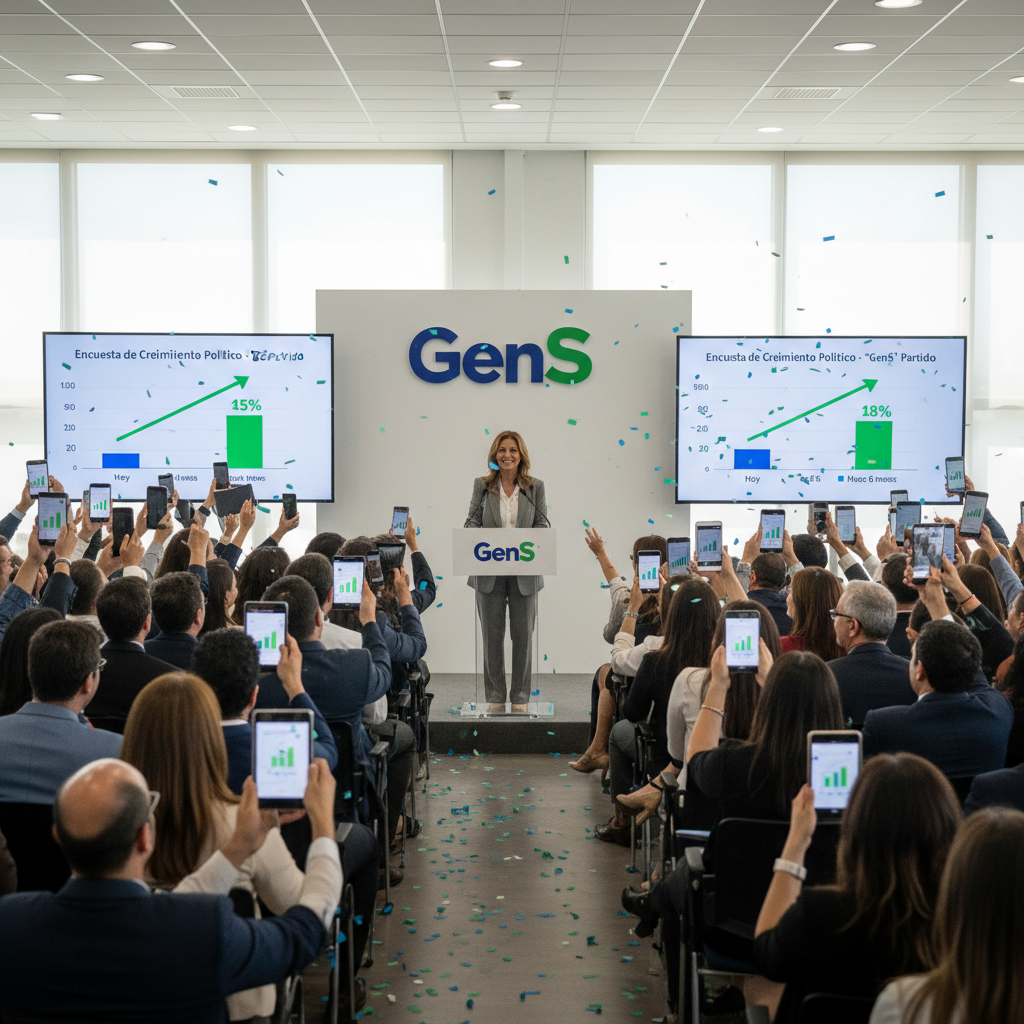GenS partido mayor crecimiento