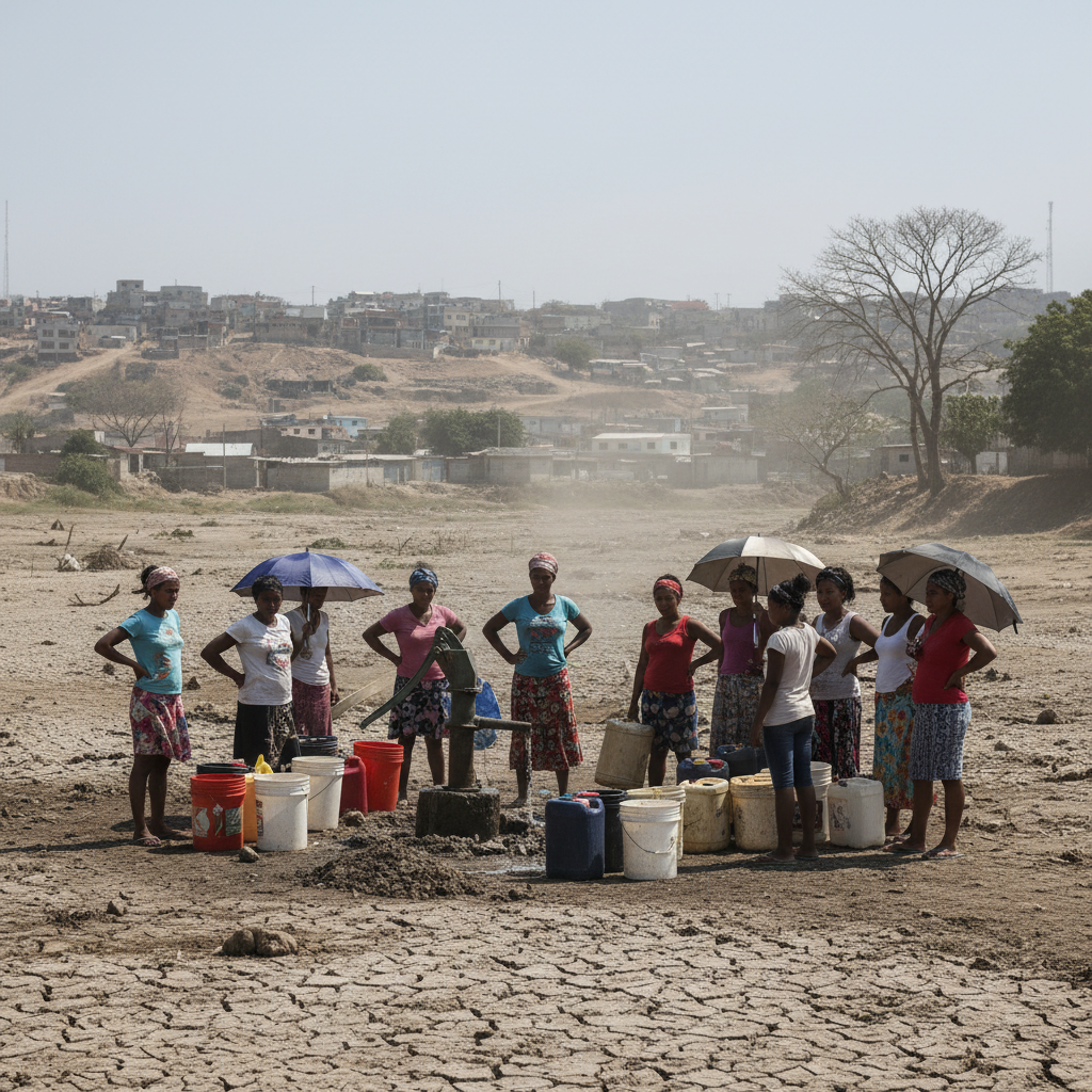 crisis de agua Santiago