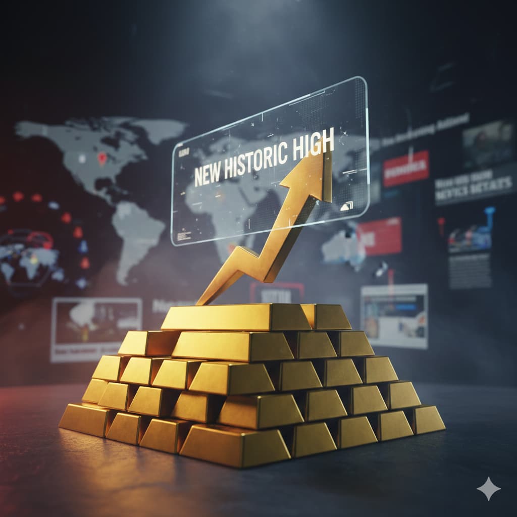 Oro: Máximo Histórico $4.700 la Onza | Impactante Subida