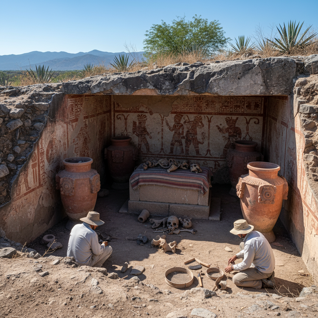 tumba zapoteca año 600