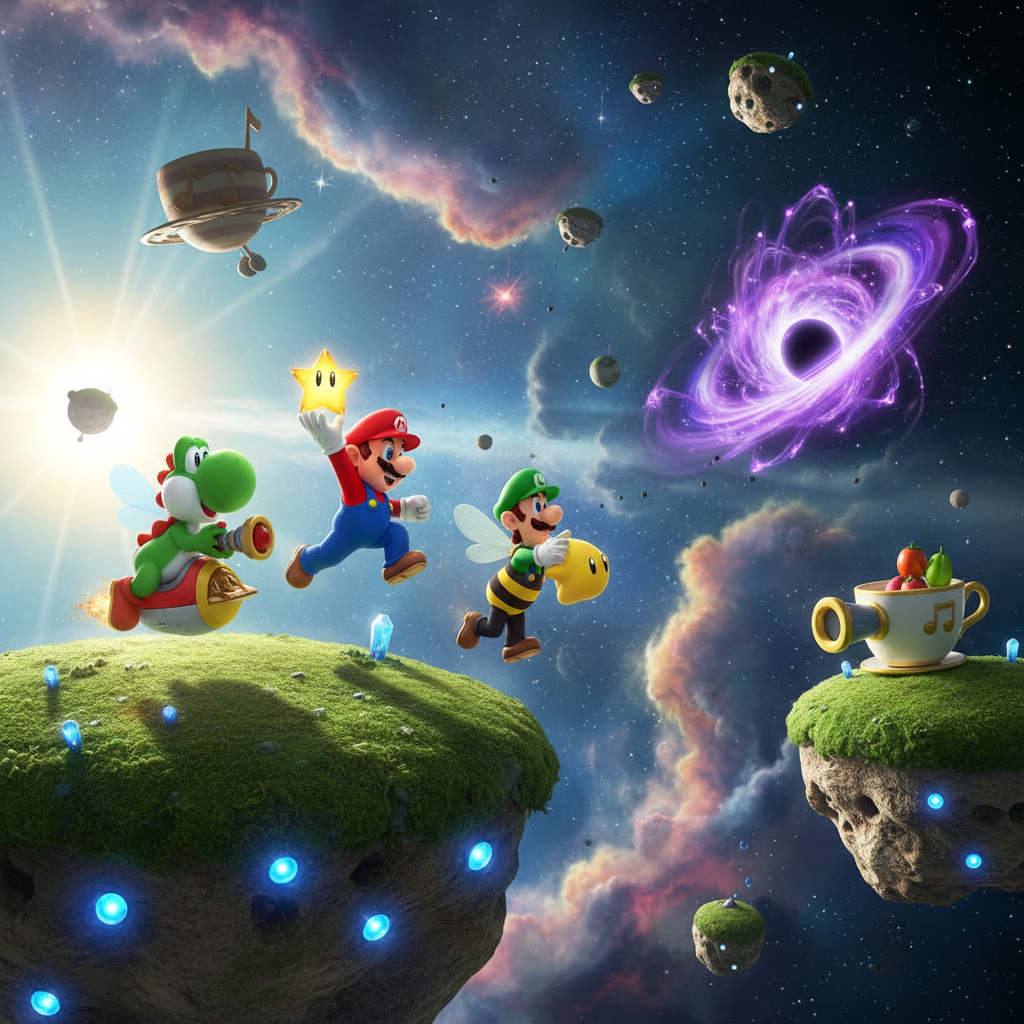Yoshi se une a Mario
