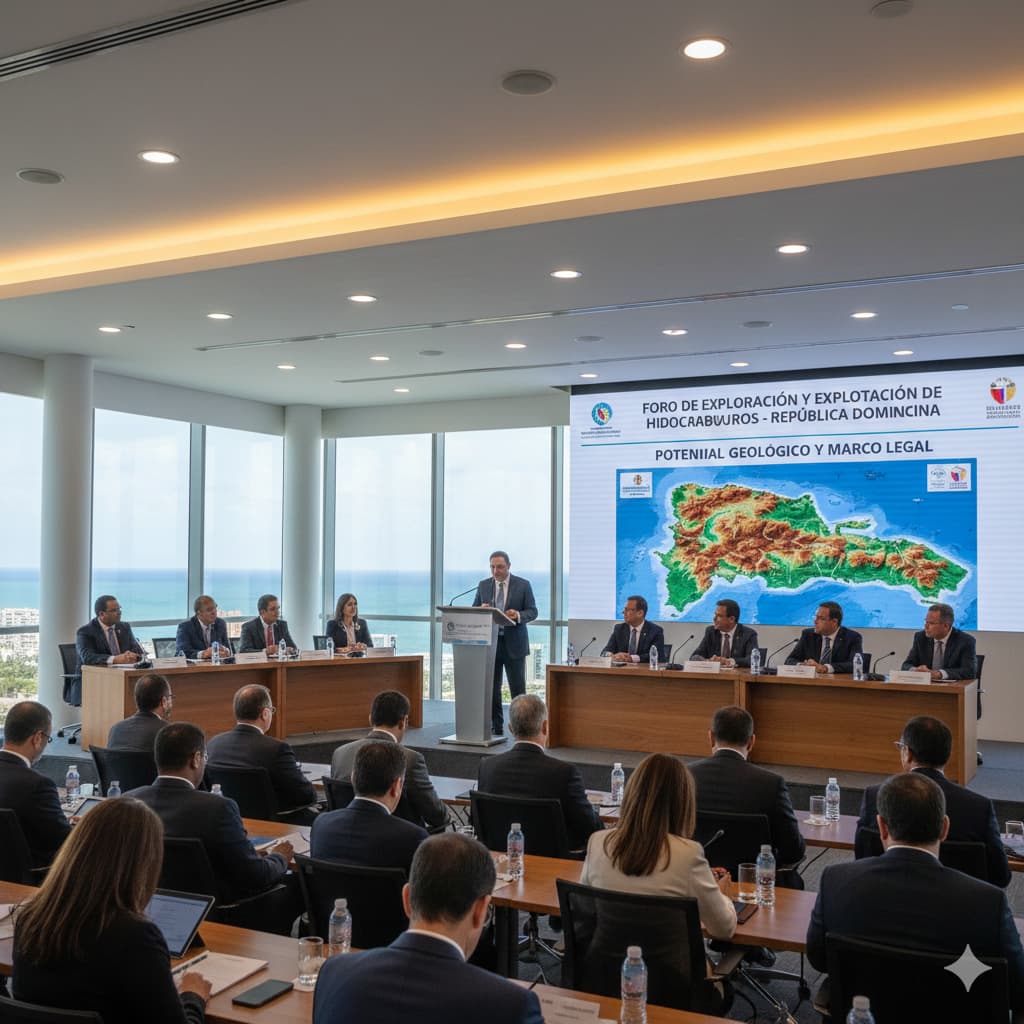 potencial geológico dominicano dominó Foro de Exploración y Explotación de Hidrocarburos