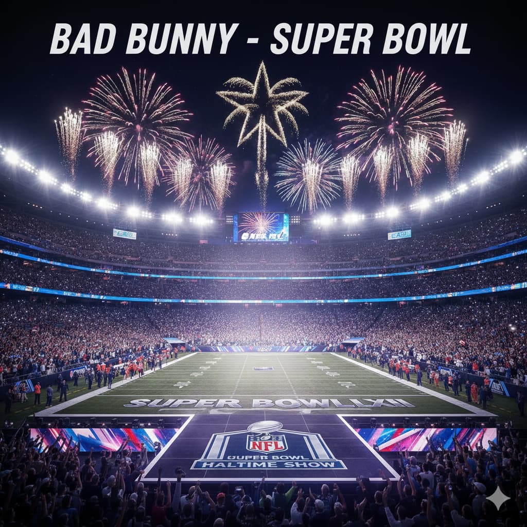 Bad Bunny apunta alto en el Super Bowl