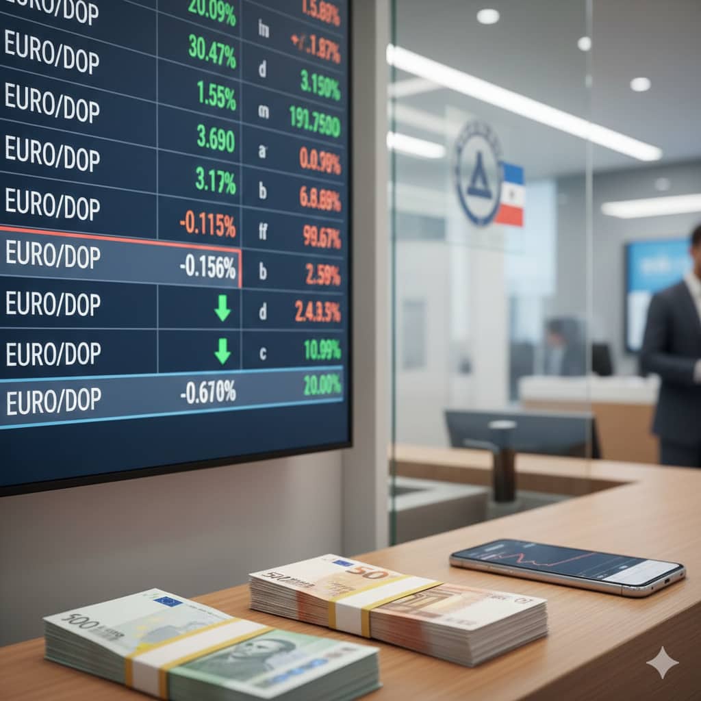 Precio del euro ligera baja