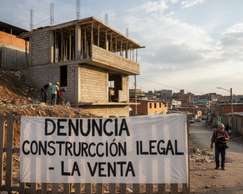 construcción ilegal nave