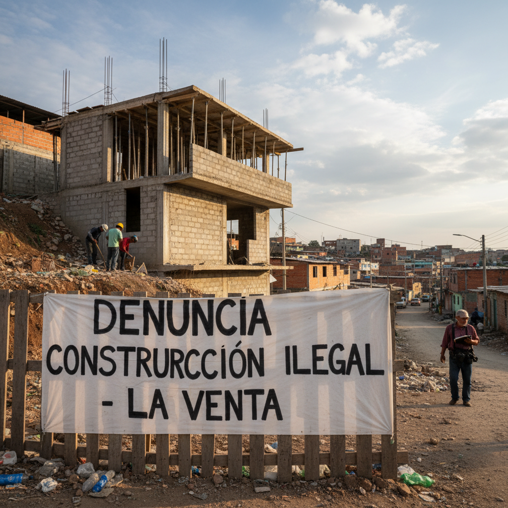 Construcción ilegal de nave genera alarma en La Venta, SDO