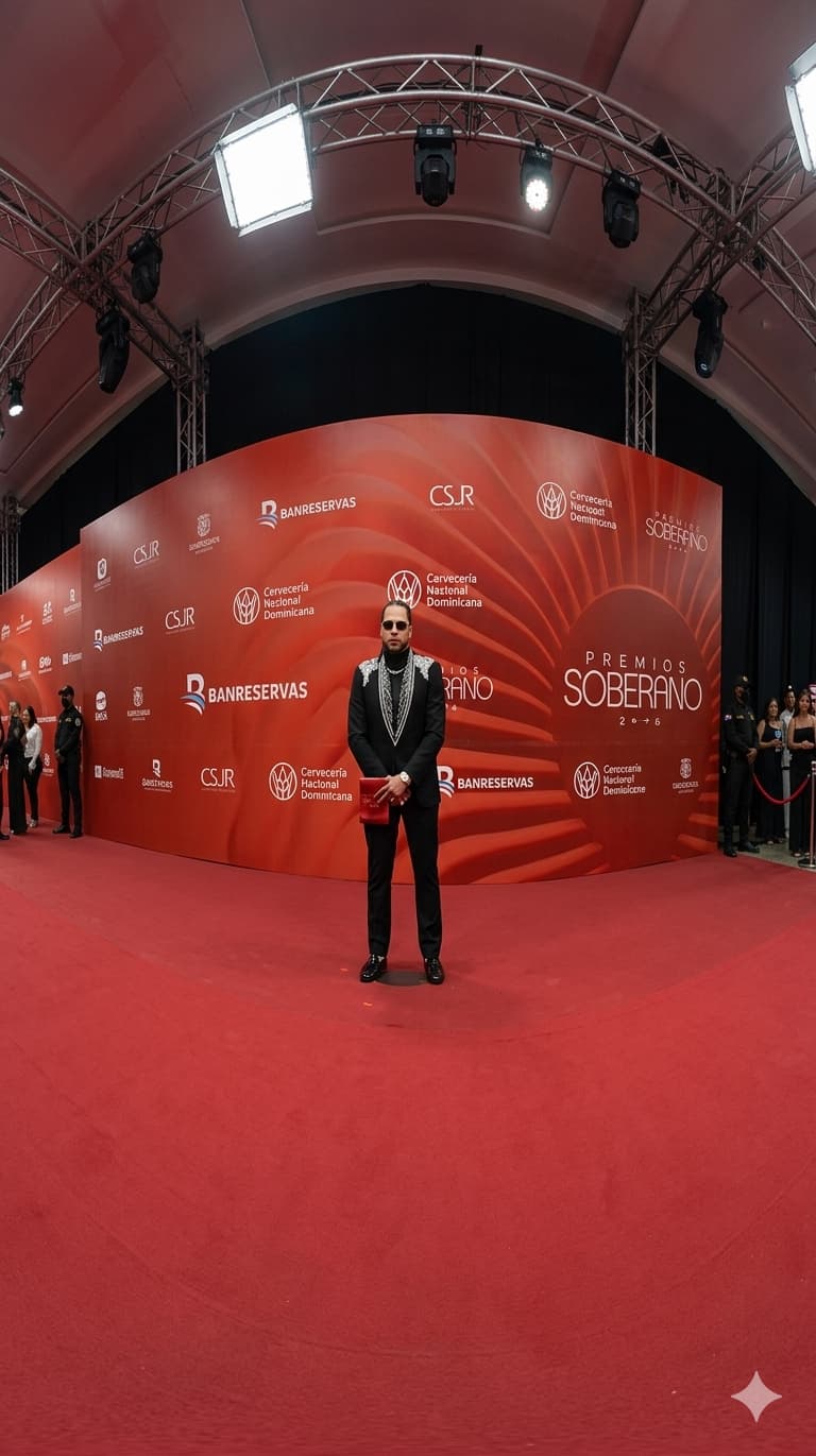 EthanAlexx conquista la alfombra roja de los Premios Soberano 2026