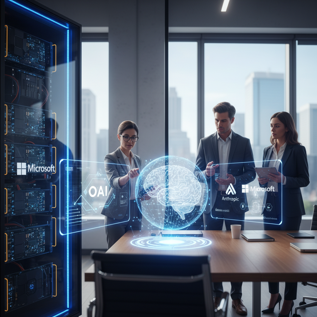 Microsoft integra OpenAI Anthropic