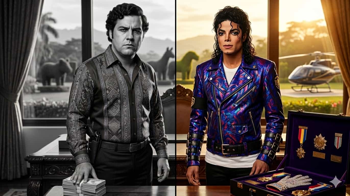 Hijo de Pablo Escobar destapa plan secreto contra Michael Jackson