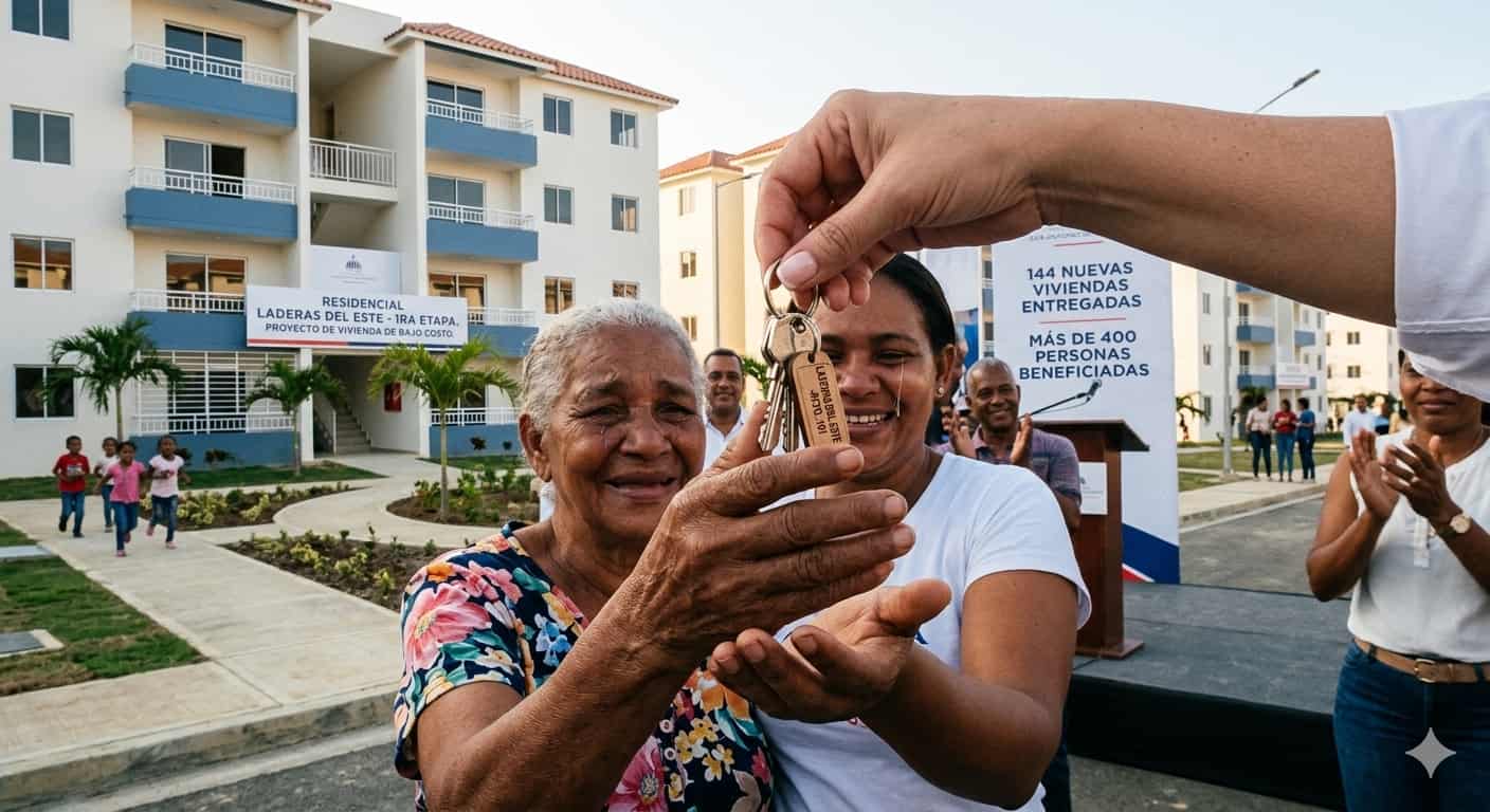 Compromiso gubernamental con viviendas de bajo costo: Entrega 144 apartamentos