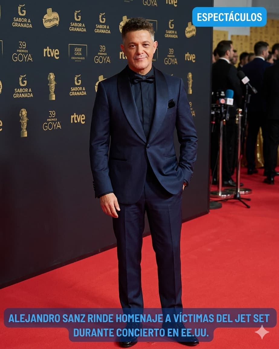 Alejandro Sanz rinde homenaje inolvidable en Newark