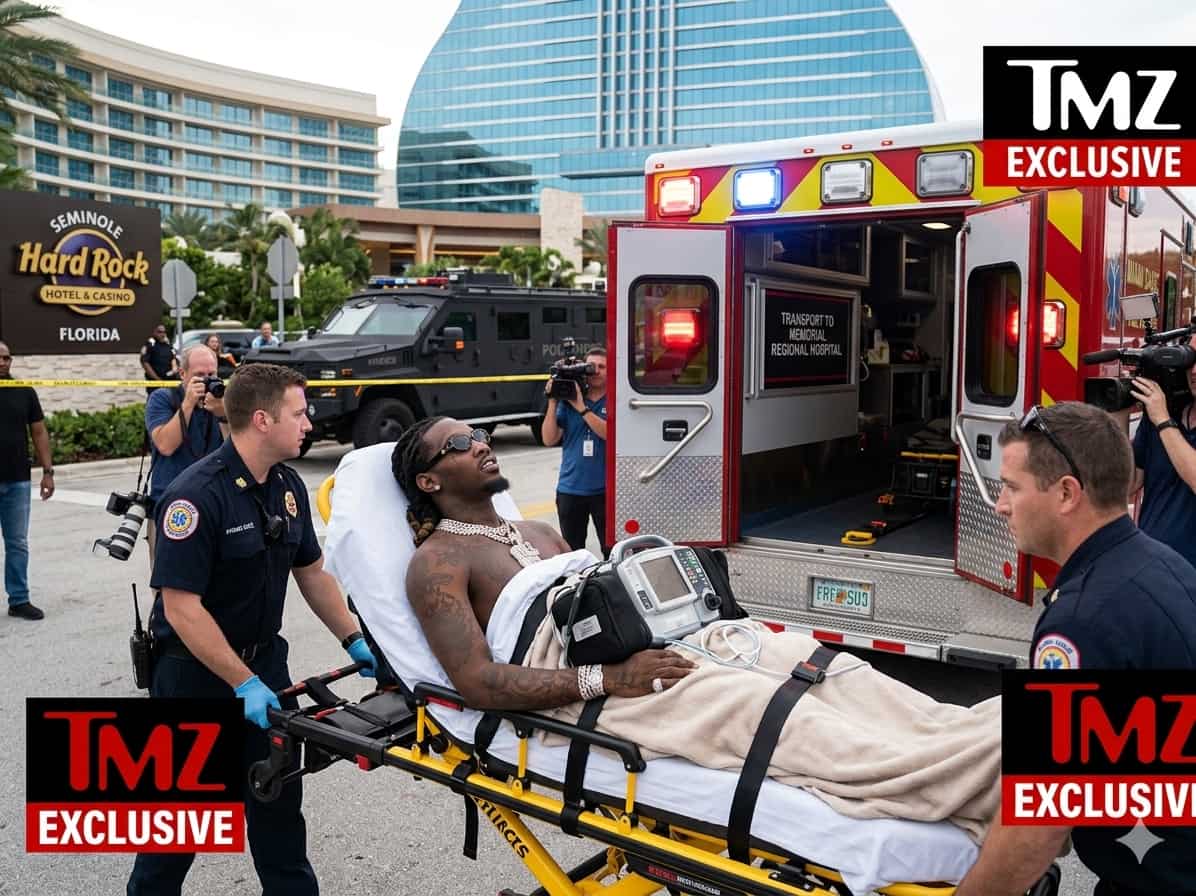 Offset resulta herido en tiroteo cerca de casino en Florida