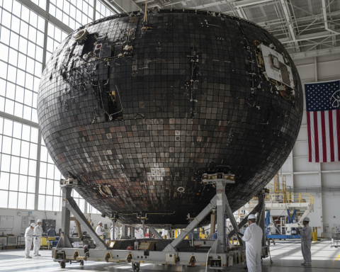 escudo térmico Orión