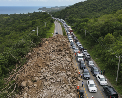 cierre tránsito carretera Ocoa