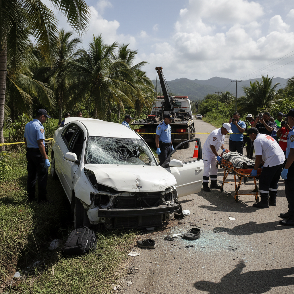 Cusep Reporta Accidente en Vía a Puerto Plata: Tres Heridos