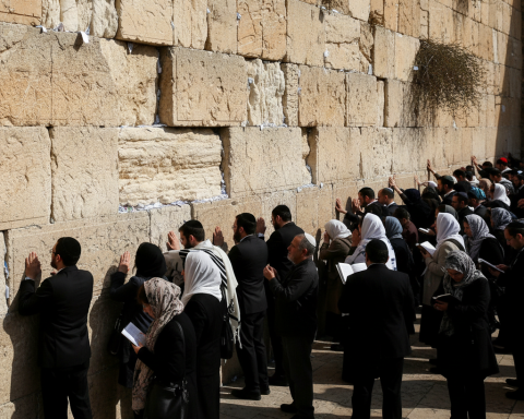 Muro de los Lamentos 100 fieles