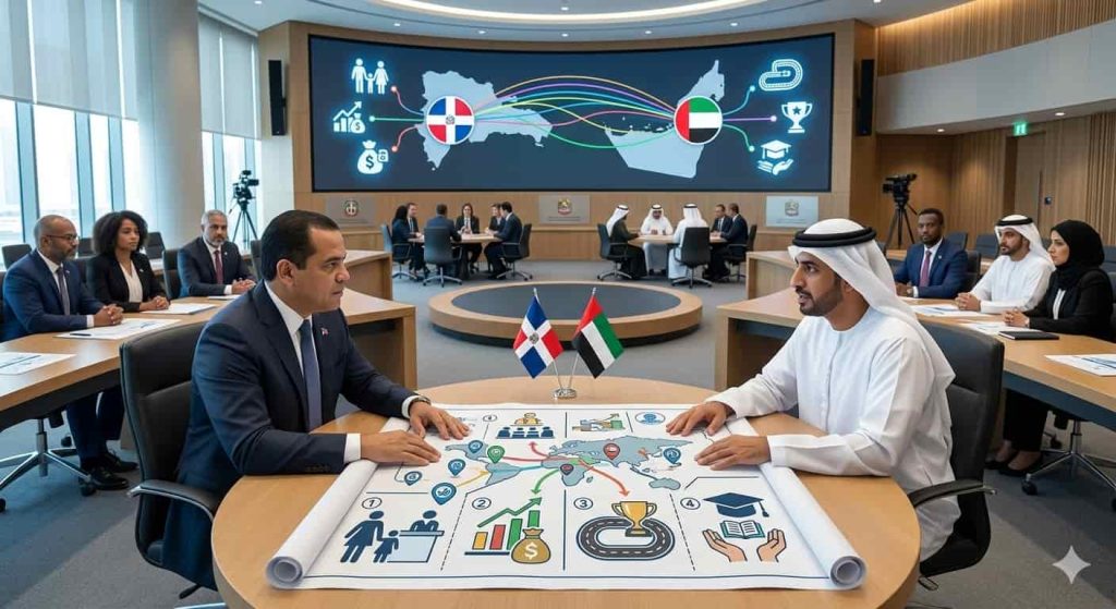 RD y Emiratos Árabes Unidos activan agenda institucional