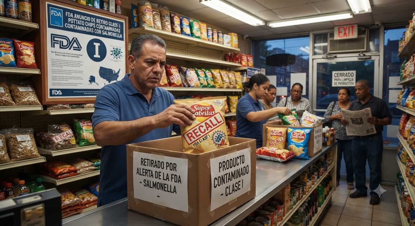 La salmonela en papas fritas es ahora un riesgo de salud pública máximo en Estados Unidos